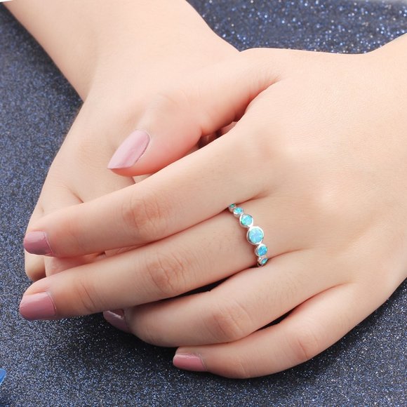 New 925 silver ring, sterling silver jewelry for woman, size 6,7, 8 - Picture 4 of 7